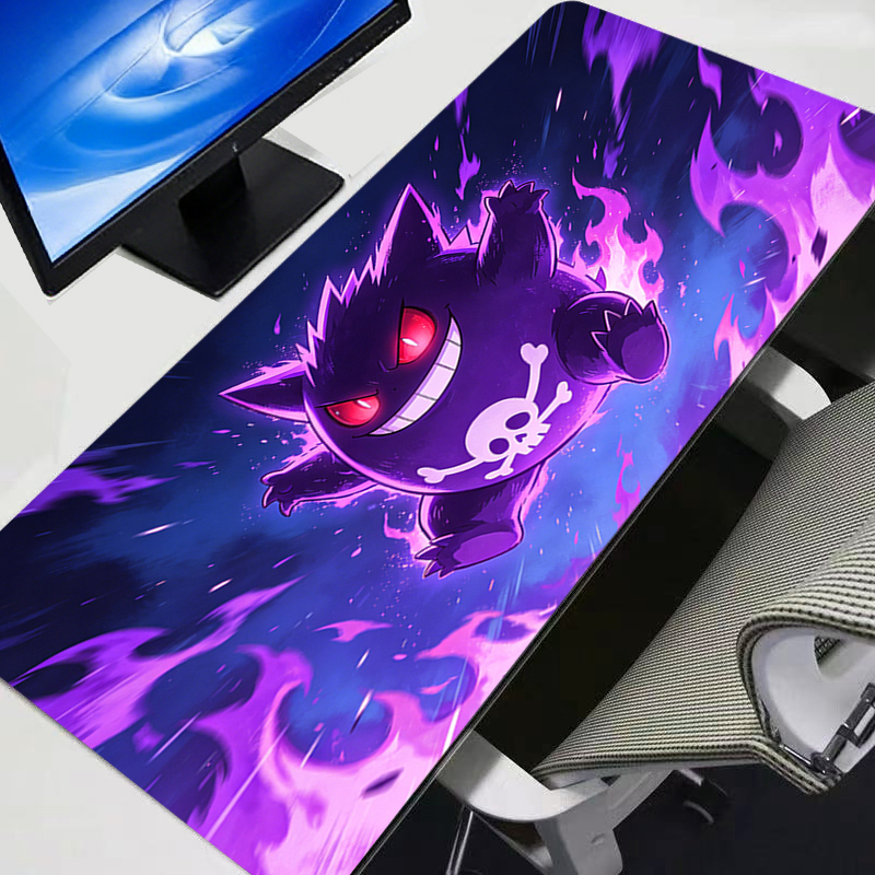 Gaming Keyboard Tactile - Mouse Pad Gengar Pokemon Pikachu Anime