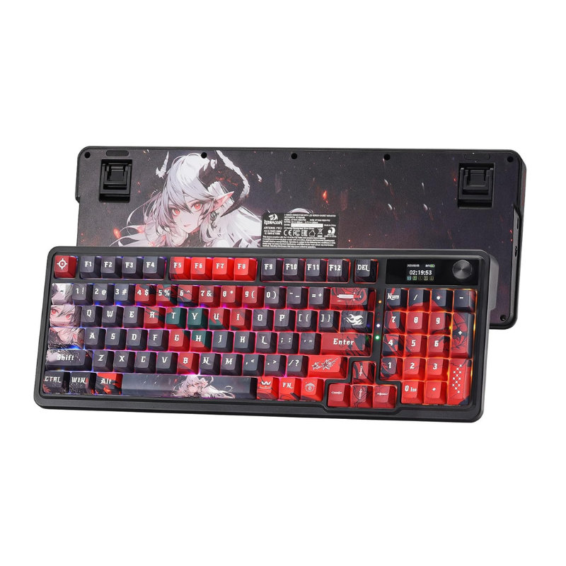 Gaming Keyboard Blue Switches - Redragon Wireless Gasket Gaming Keyboard w/Hype