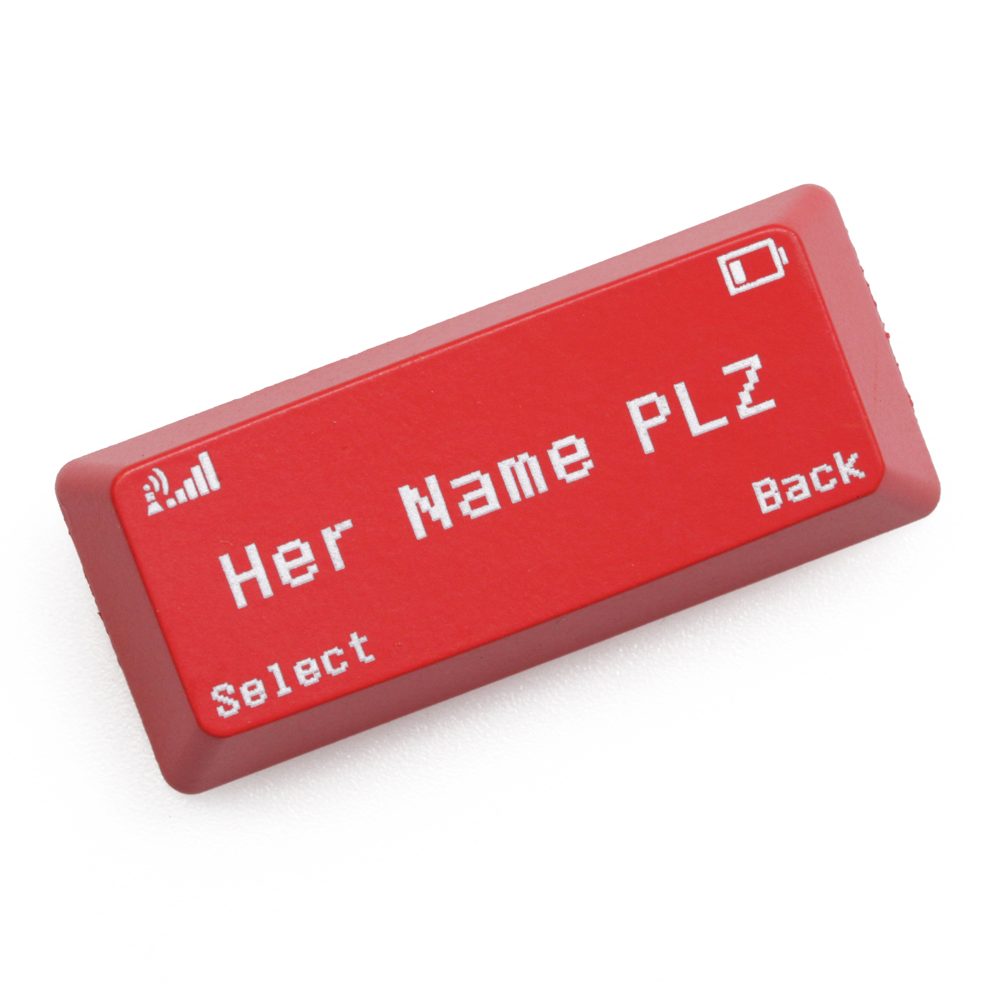 Gaming Keyboard Name - Novelty Shine Through Keycaps ABS Etched
