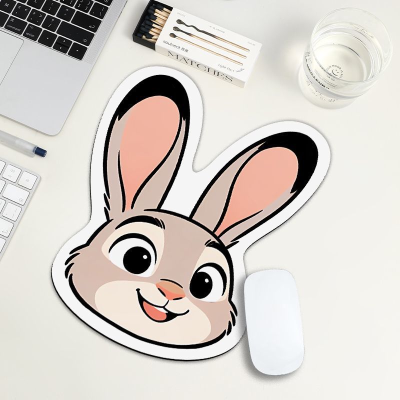 Gaming Keyboard And Mouse - 24cm Zootopia Mouse Pad, Student Cartoon,