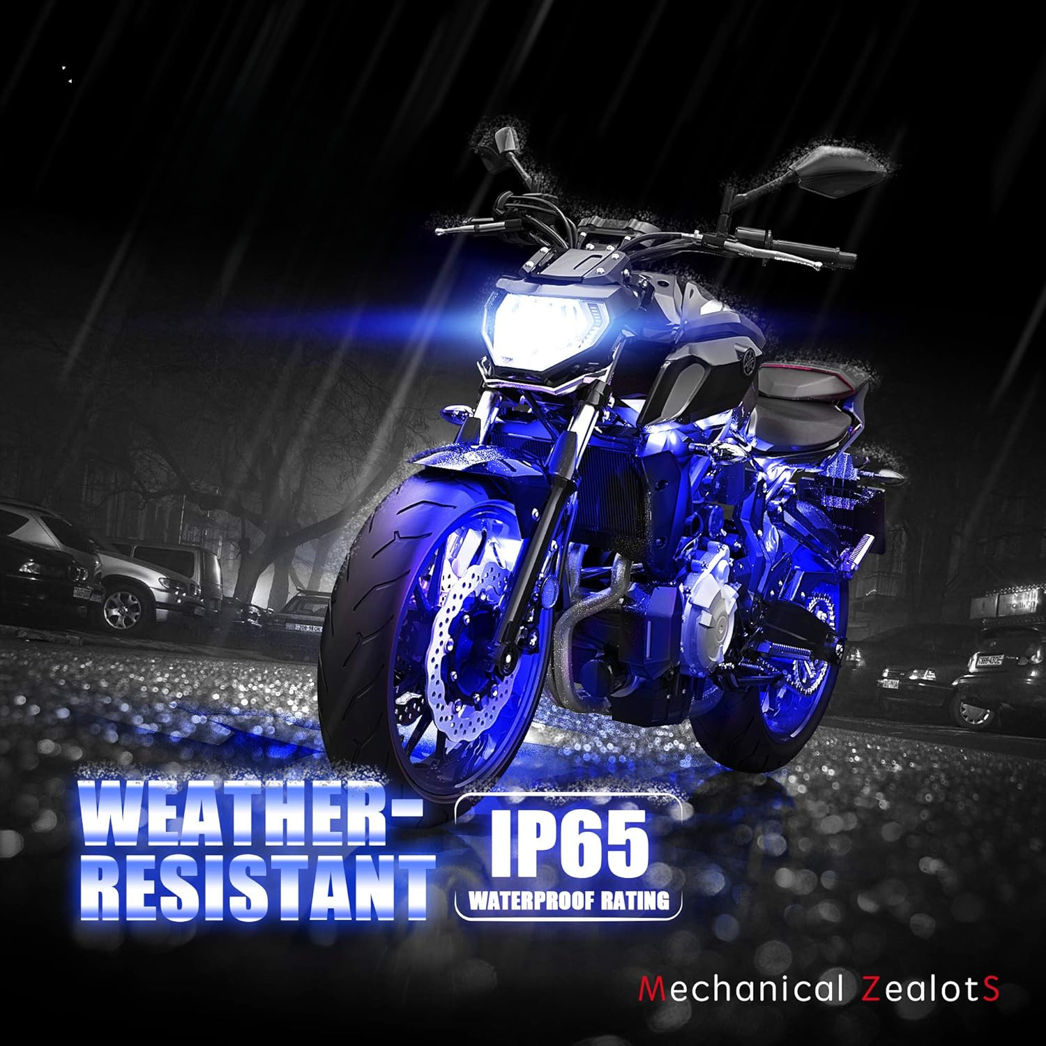 8Pcs Motorcycle LED Light Kit, - Rgb Underglow Strip avaliação e preço