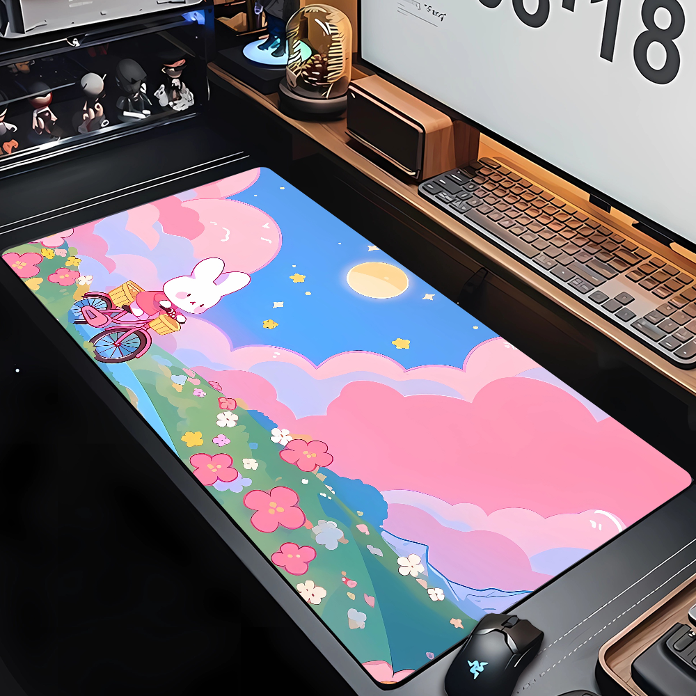 Cute Rabbit Cartoon Silicone S - Gaming Keyboard And Mouse avaliação e preço