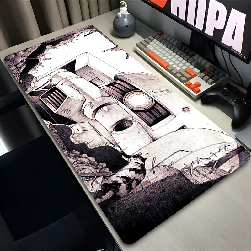 Black and white Mouse Pad Game - Keyboard Gaming Black avaliação e preço