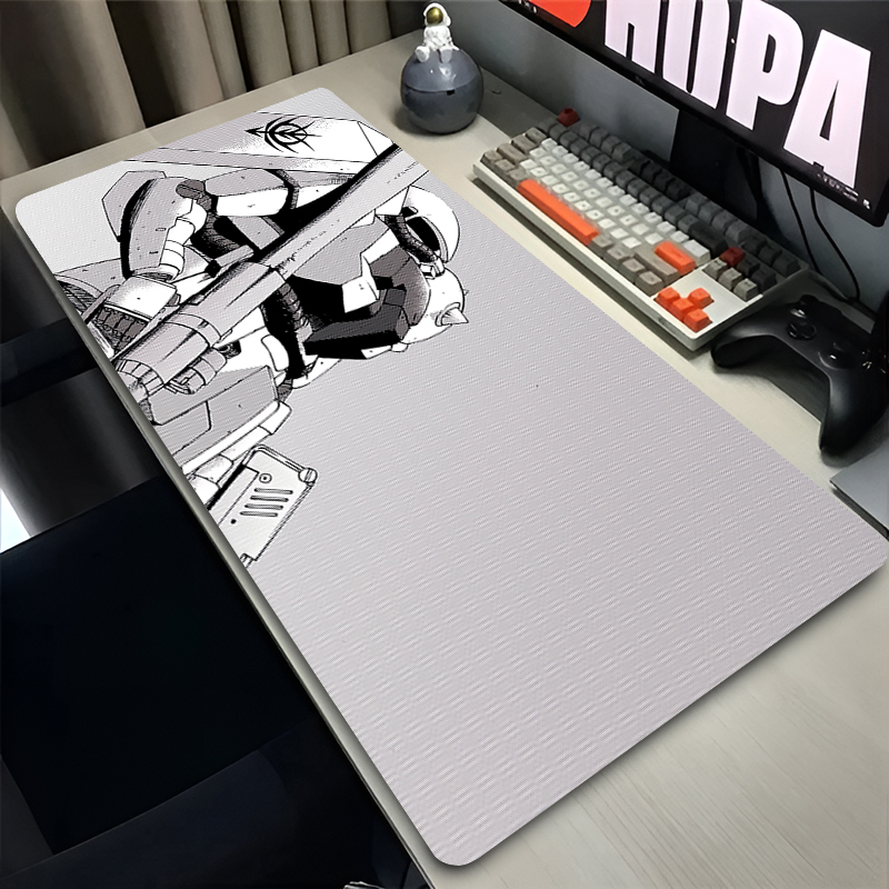 Black and white Mouse Pad Game - Keyboard Gaming Black avaliação e preço