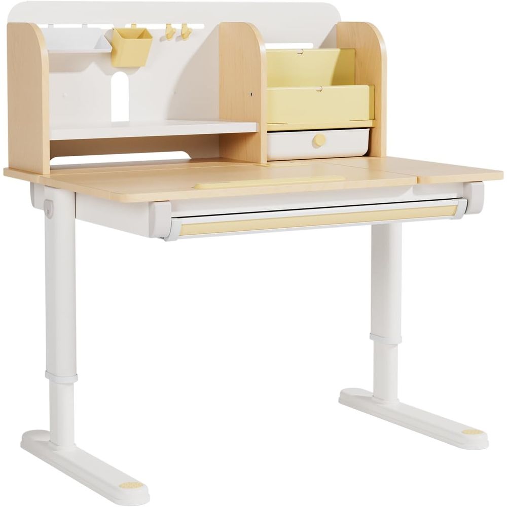 Adjustable Wooden Kids Desk wi - Wrist Rest Wood avaliação e preço