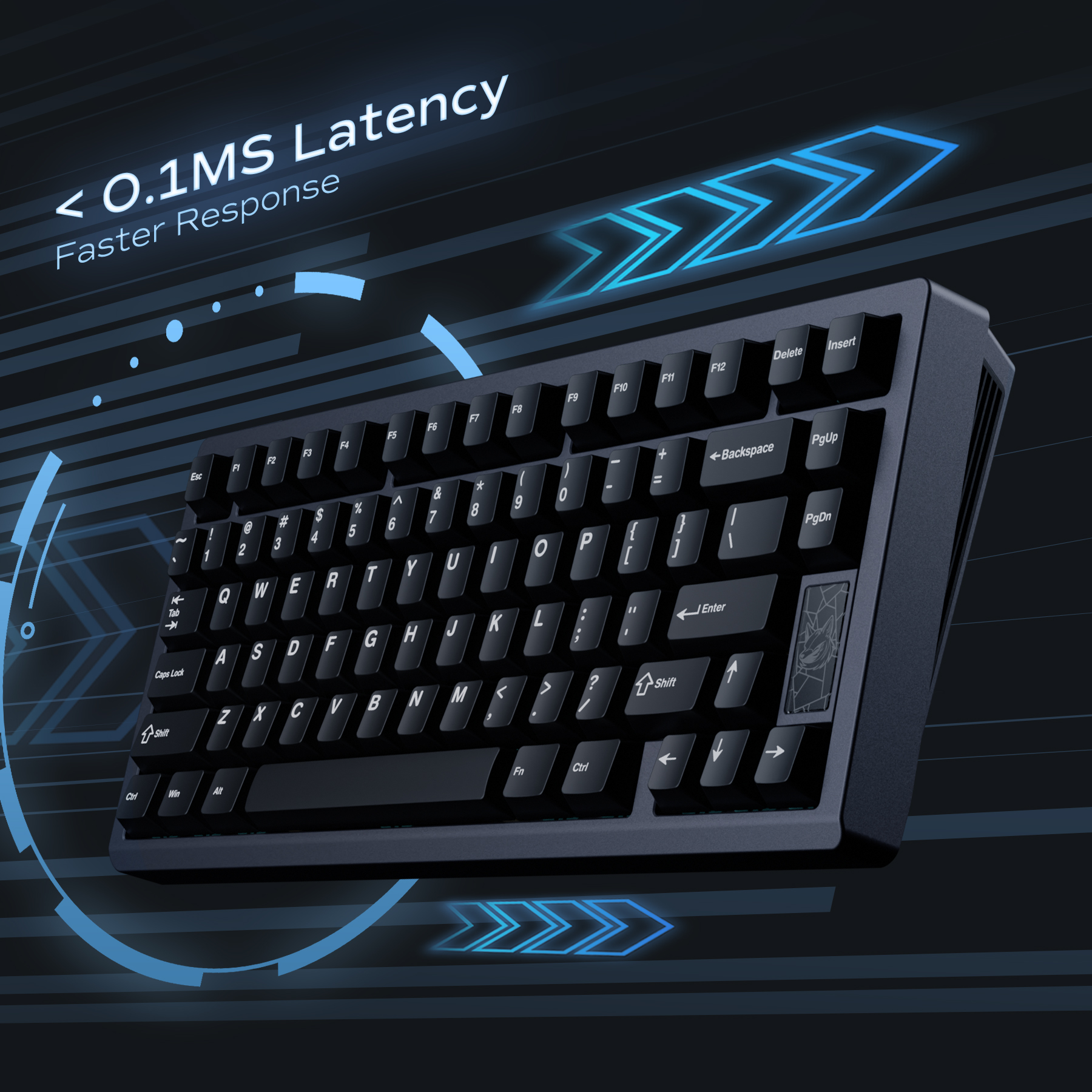 Chilkey Slice75 HE Gaming Keyb - Gaming Keyboard Hall Effect Switches avaliação e preço