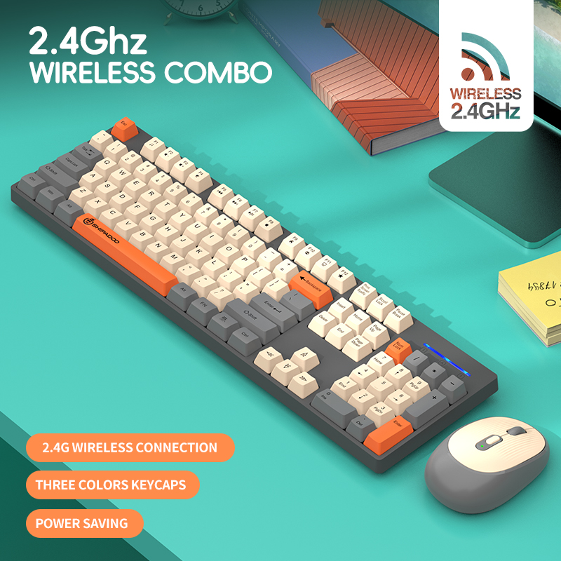 2.4G Wireless Keyboard Mouse C - Gaming Keyboard And Mouse Combo avaliação e preço
