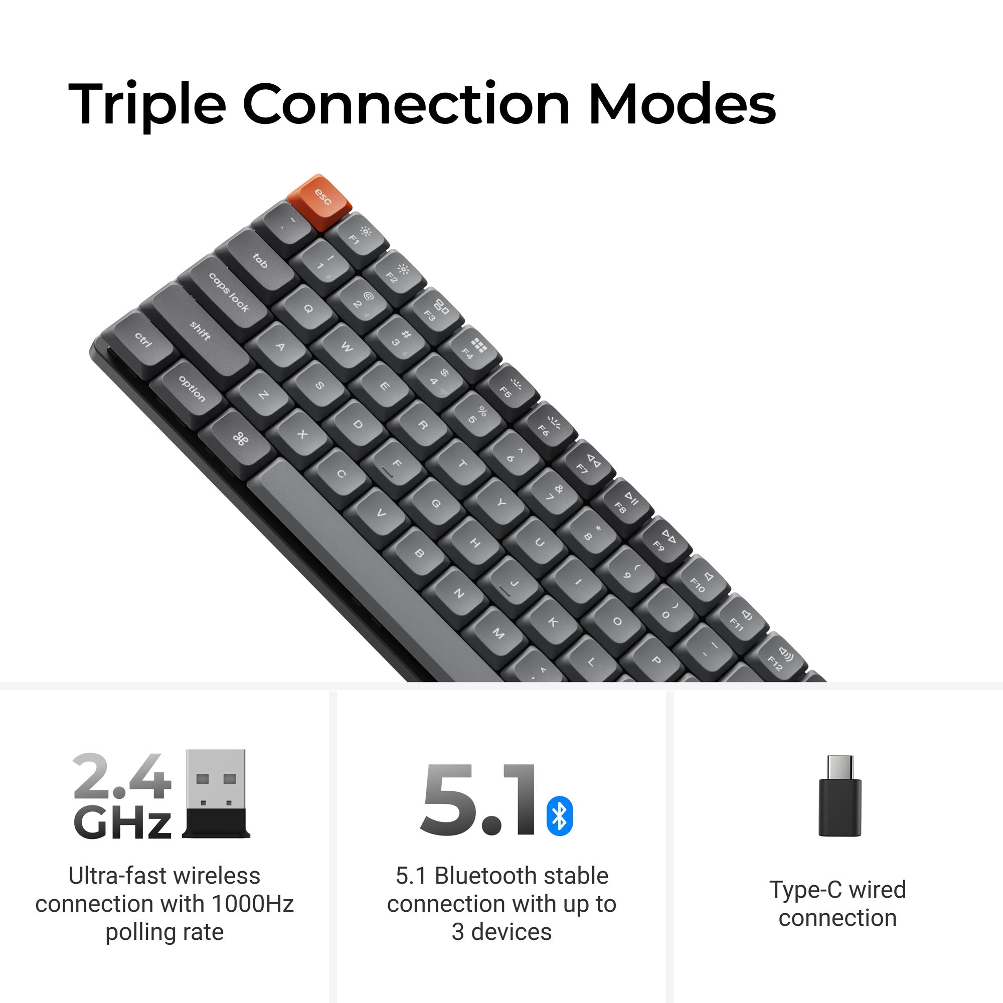 Keychron K3 Max QMK/VIA Ultra- - Gaming Keyboard Tester avaliação e preço