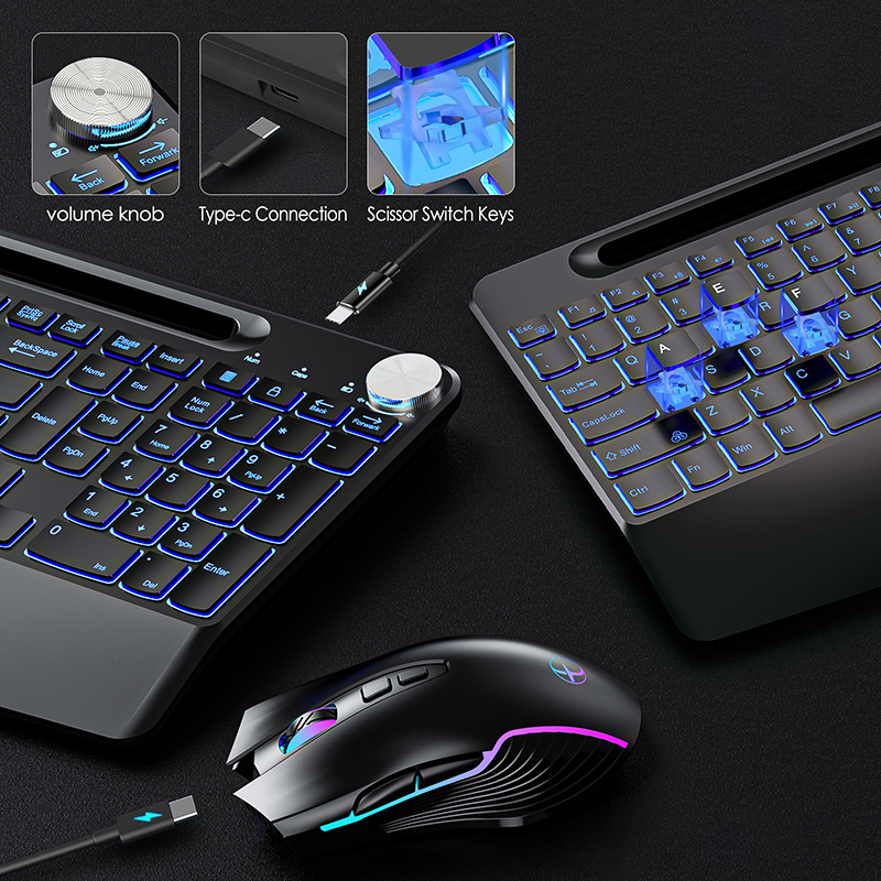 2.4G&Type-C Wireless Keyboard  - Gaming Keyboard Types avaliação e preço