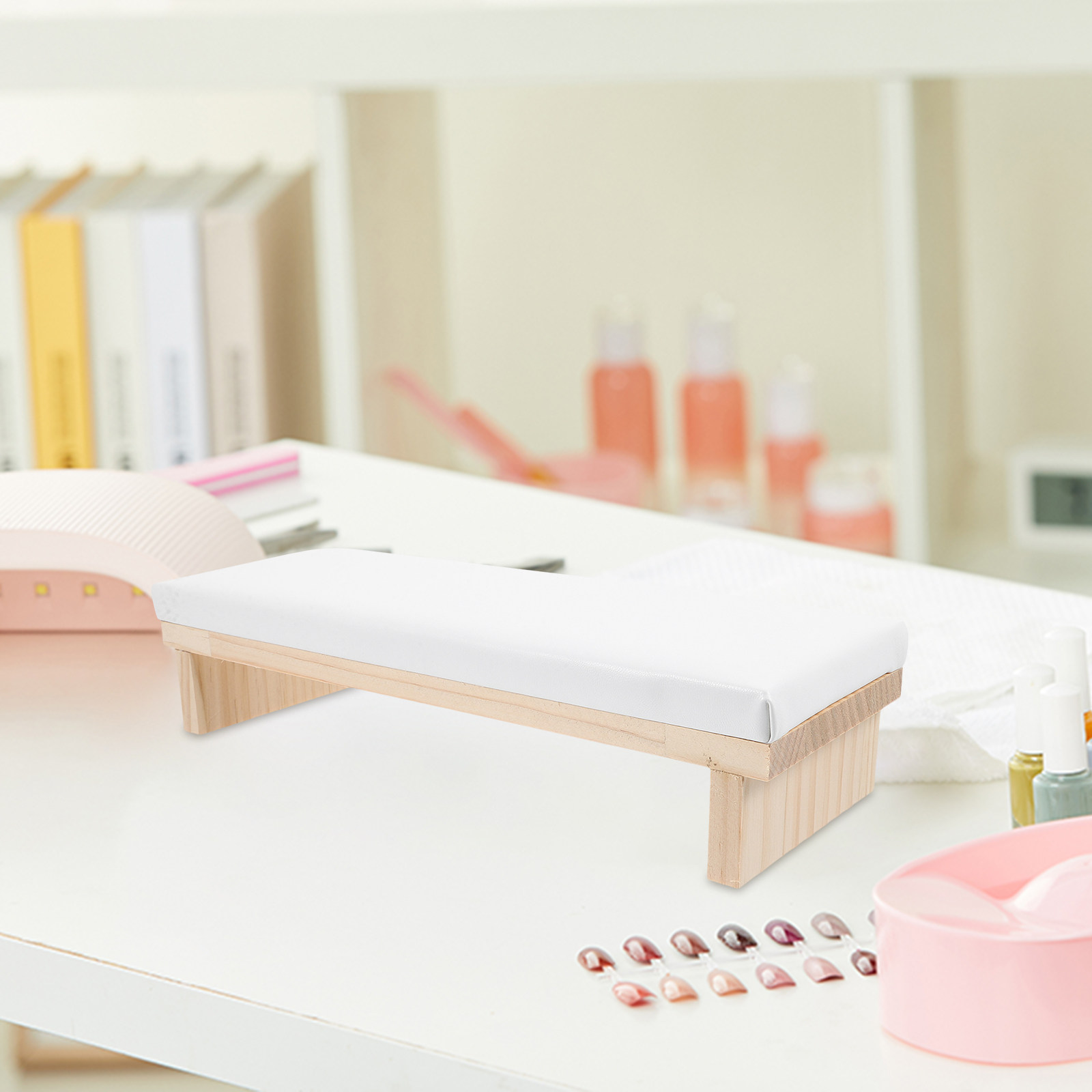 Nail Hand Rest for Manicure Na - Wrist Rest Wood avaliação e preço