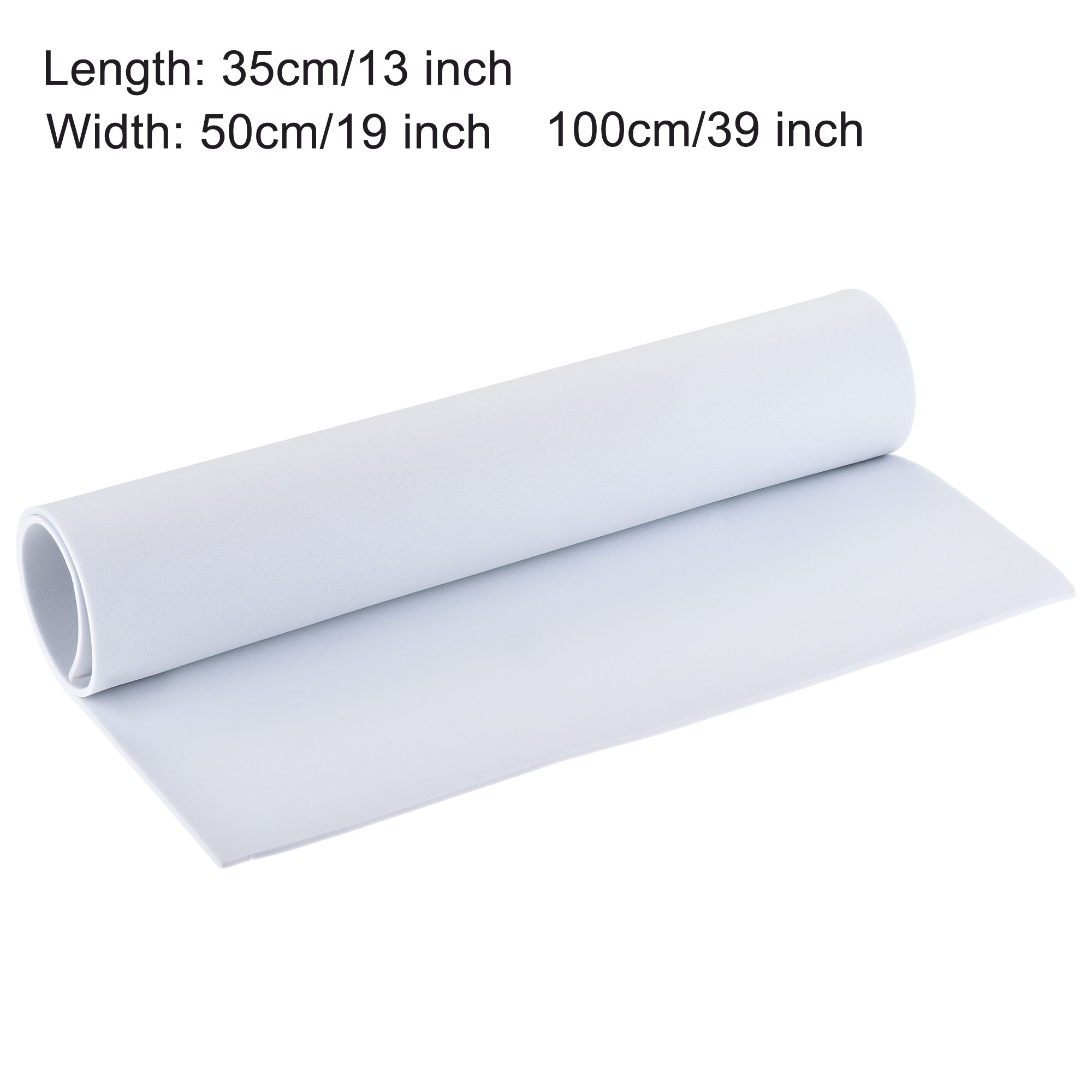 1pcs 1/2/3mm Thickness White E - Polyurethane Foam Sheet avaliação e preço