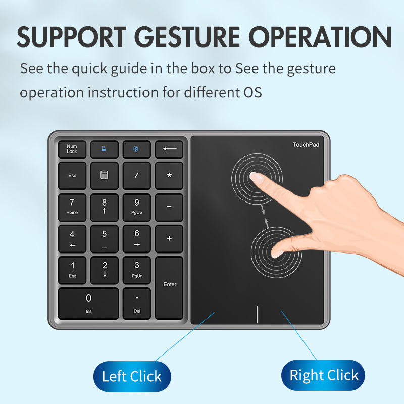 Jomaa Bluetooth Numeric Keyboa - Gaming Keyboard Non Mechanical avaliação e preço