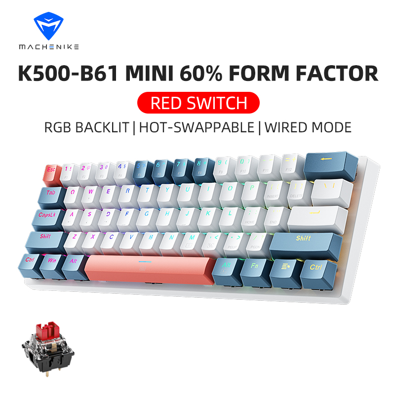K500-B61 Machenike Mini Mechan - Gaming Keyboard Non Mechanical avaliação e preço