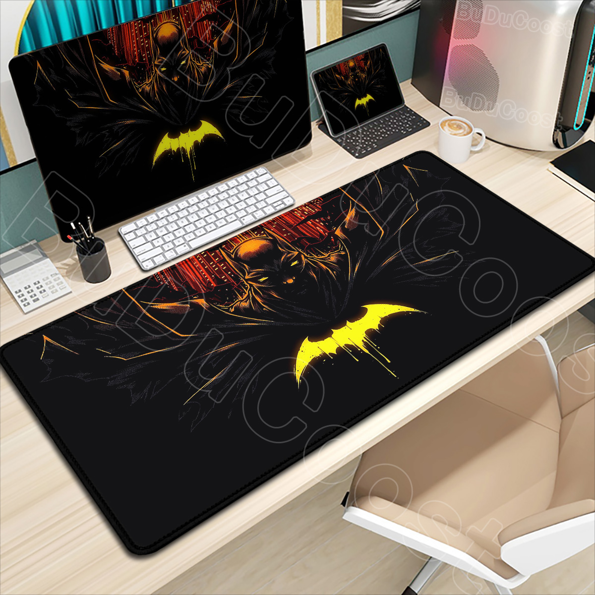 B-Batman Mouse Pad HD Large Ga - Gaming Keyboard Higround avaliação e preço
