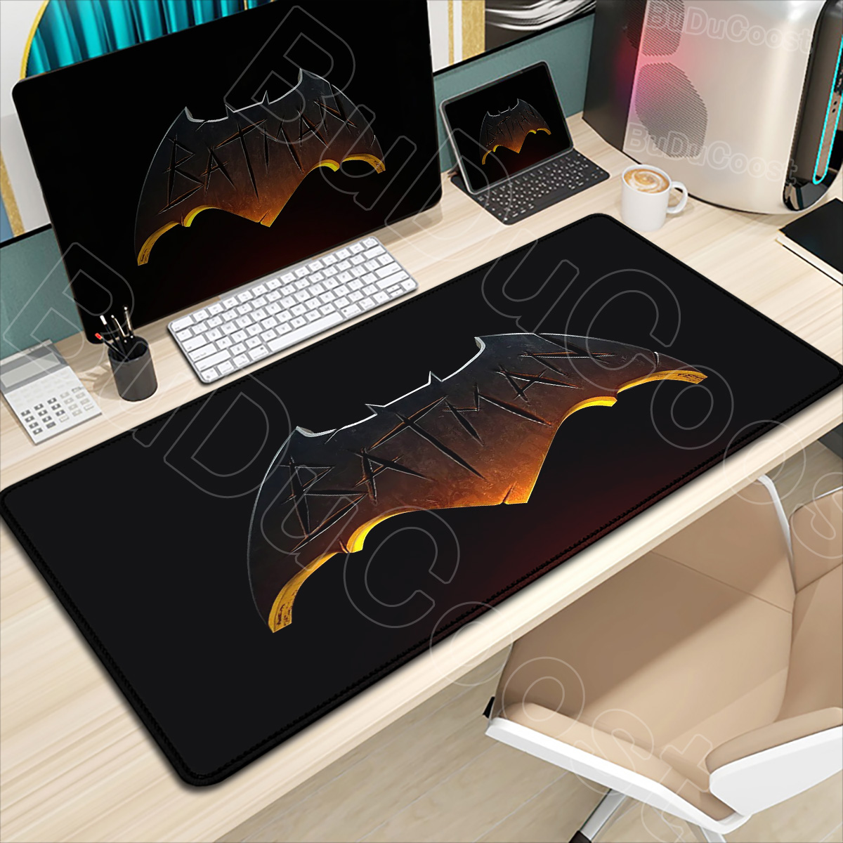 B-Batman Mouse Pad HD Large Ga - Gaming Keyboard Higround avaliação e preço