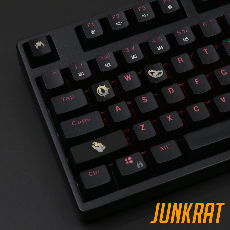 4 pcs/set keysets backlight OW - Keyboard Gaming Black avaliação e preço