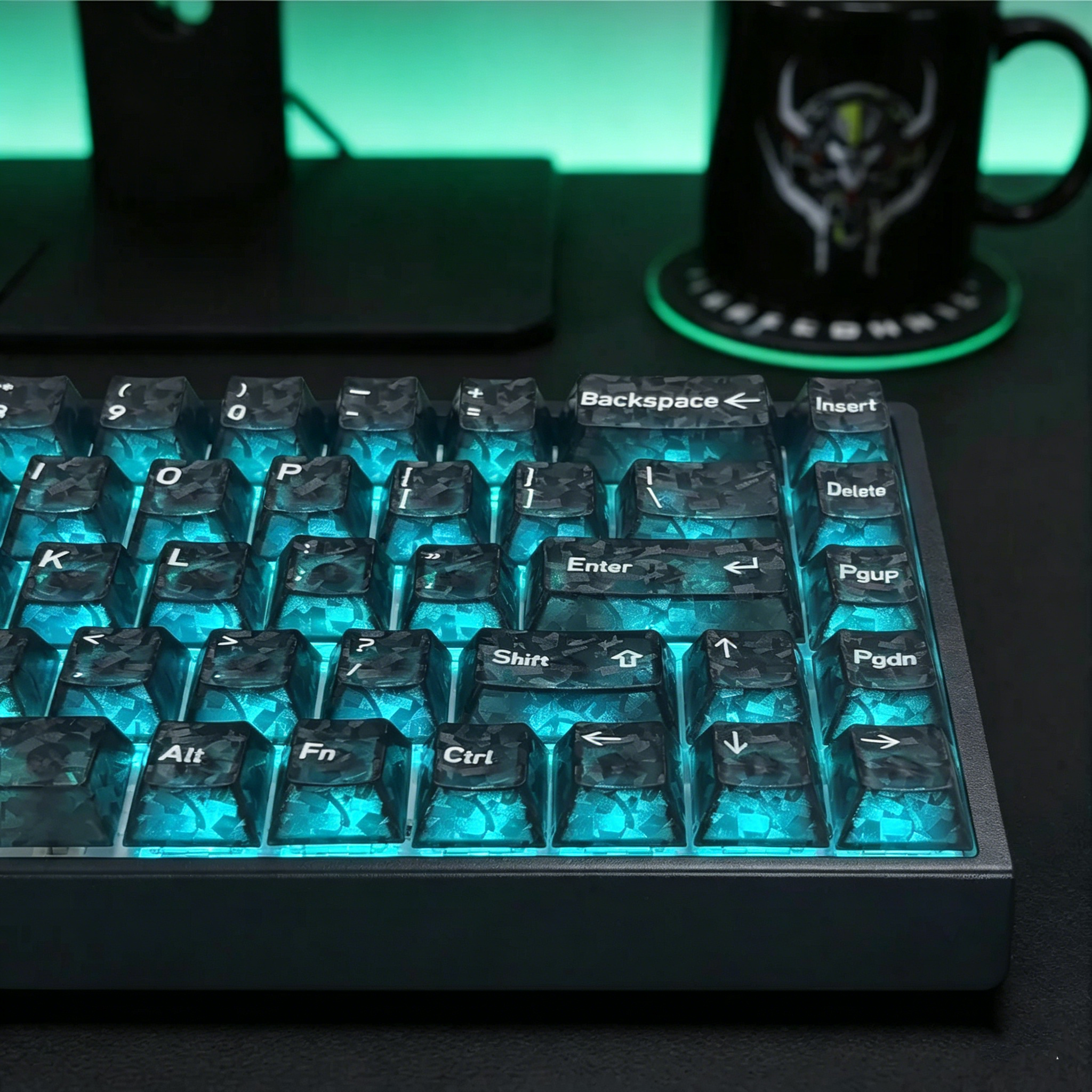 2026 New Forged Carbon Fiber T - Gaming Keyboard No Rgb avaliação e preço