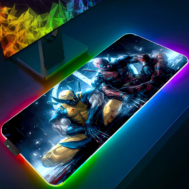 LED Mouse Pad Gaming Backlight - Gaming Keyboard No Rgb avaliação e preço