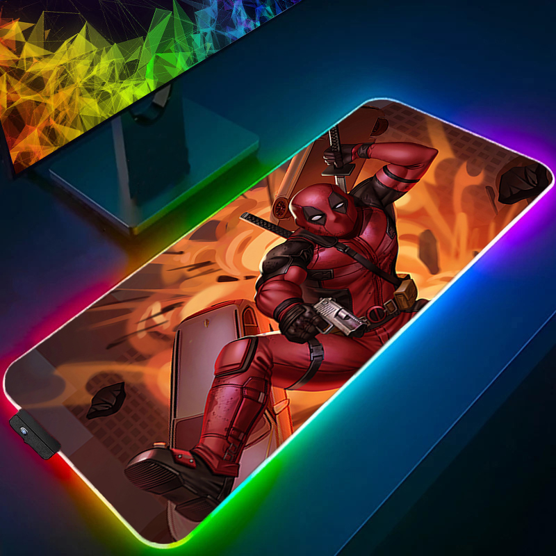 LED Mouse Pad Gaming Backlight - Gaming Keyboard No Rgb avaliação e preço