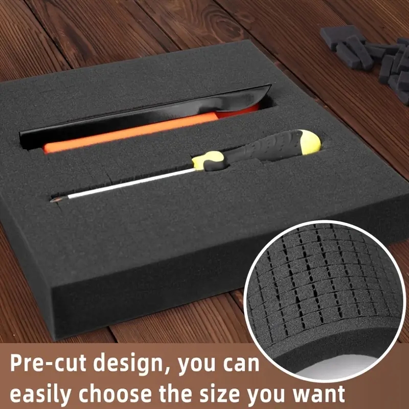 Pre-Cut Toolbox Foam Insert Pi - Polyurethane Foam Sheet avaliação e preço
