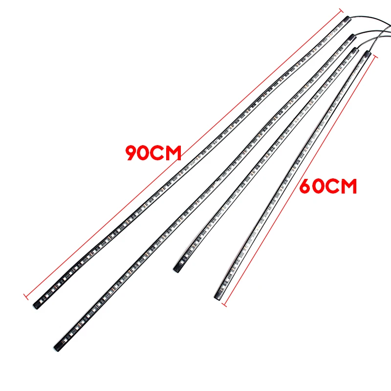 4x Waterproof RGB 5050 SMD Fle - Rgb Underglow Strip avaliação e preço