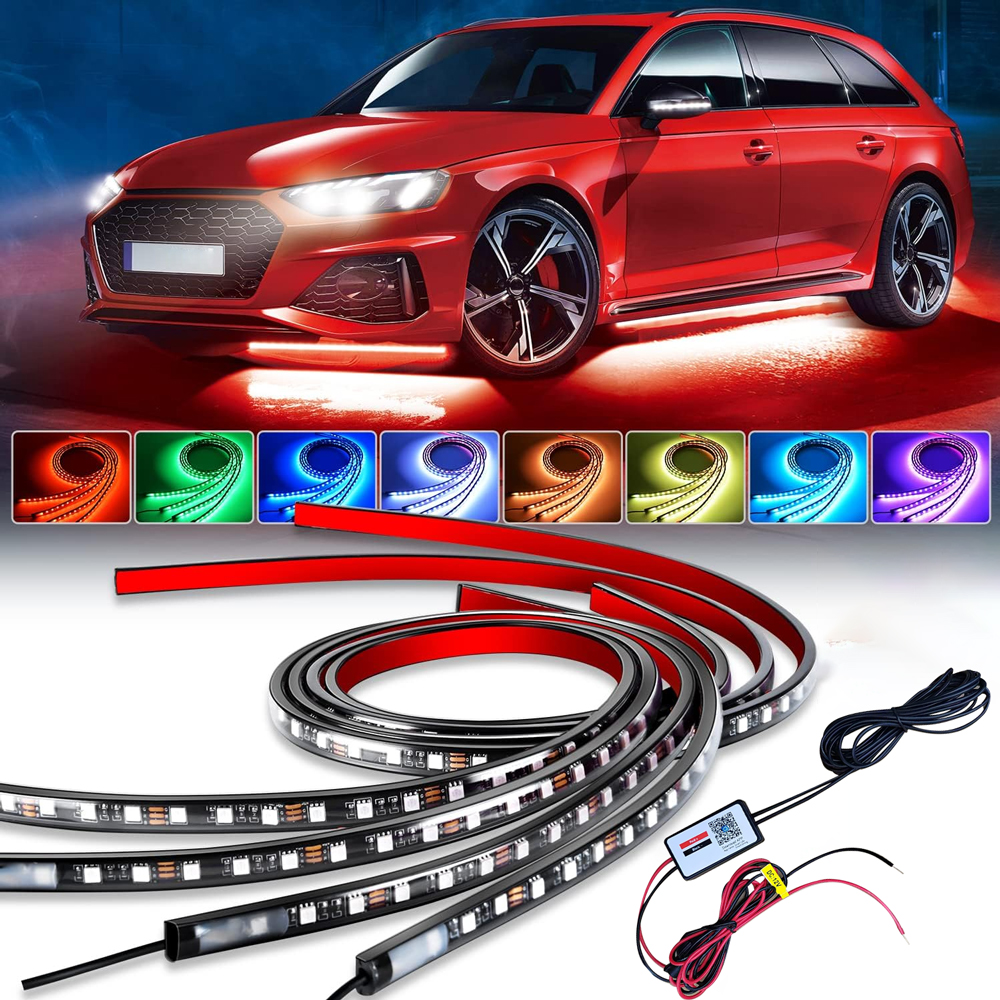RGB Car Underglow Strip Lights - Rgb Underglow Strip avaliação e preço