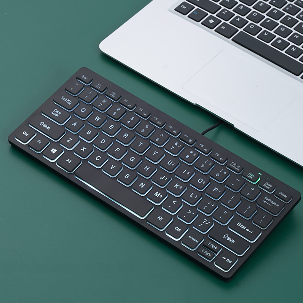 Portable Wired Keyboard Laptop - Gaming Keyboard Non Mechanical avaliação e preço