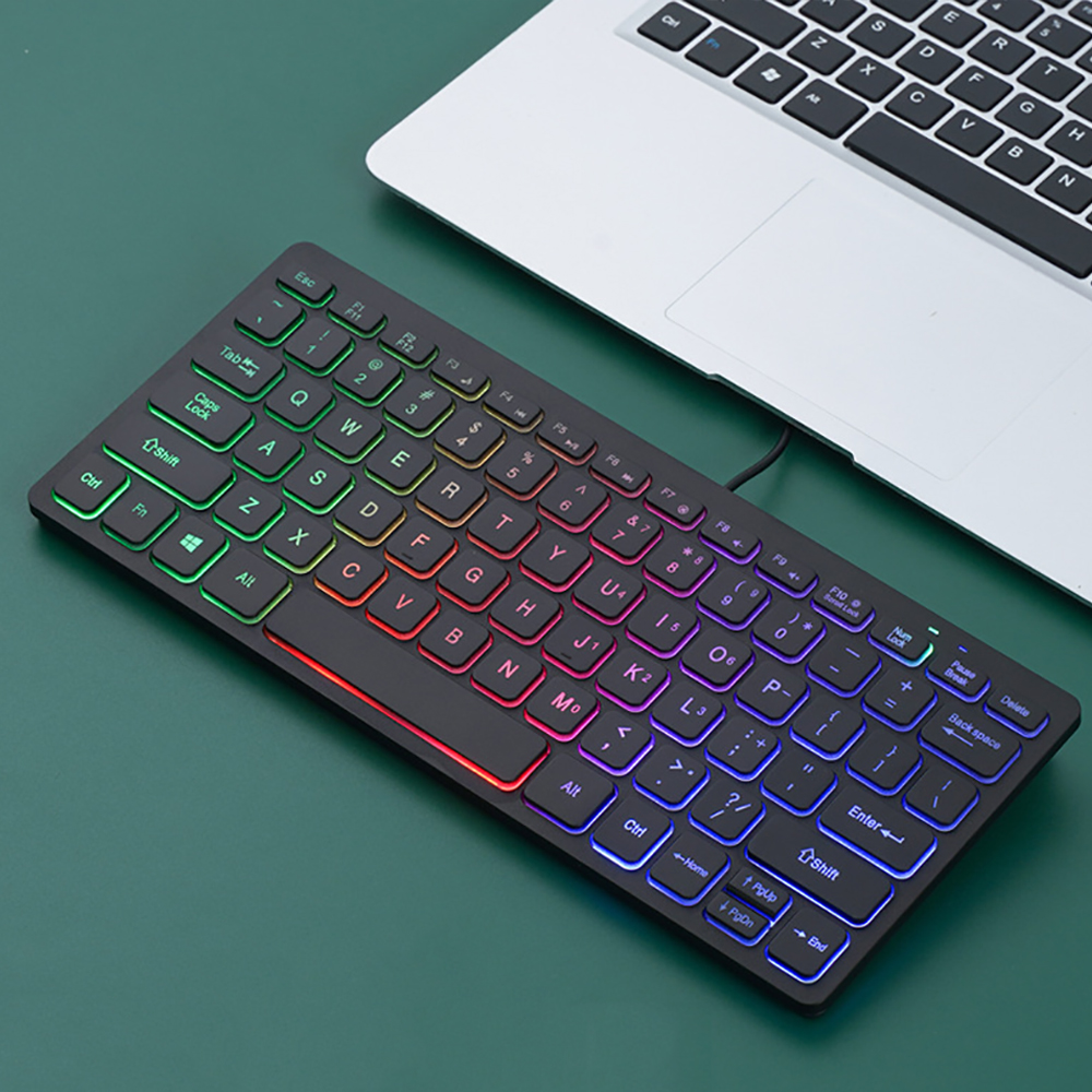 Portable Wired Keyboard Laptop - Gaming Keyboard Non Mechanical avaliação e preço