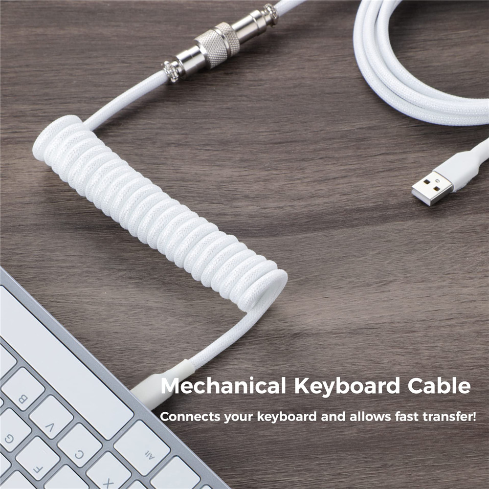 Mechanical Keyboard Coiled Cab - Gaming Keyboard Types avaliação e preço