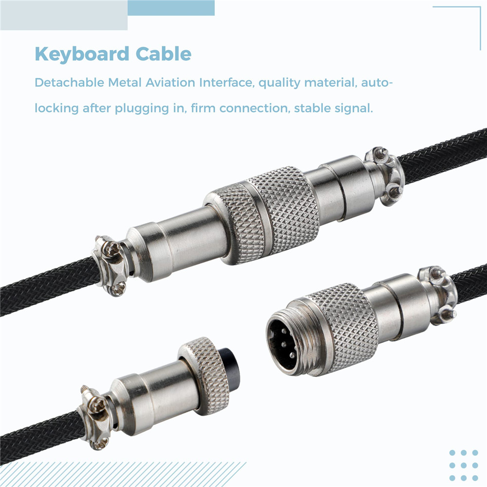 Mechanical Keyboard Coiled Cab - Gaming Keyboard Types avaliação e preço