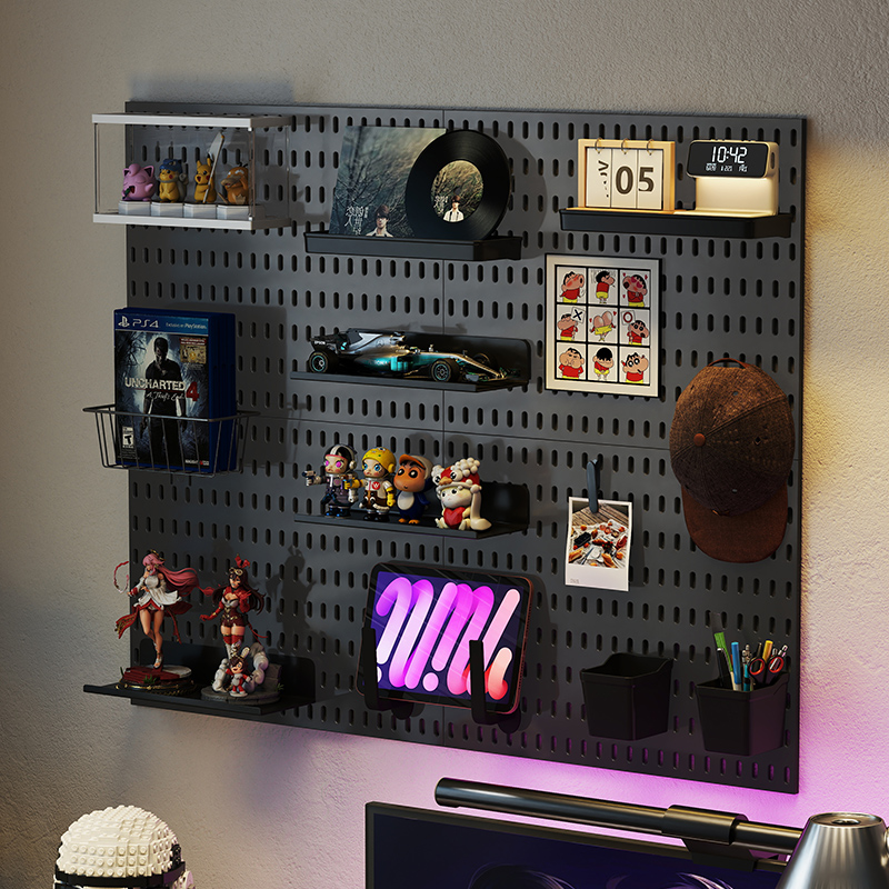 Adhesive Pegboard Shelf for Ga - Gaming Keyboard And Mouse avaliação e preço