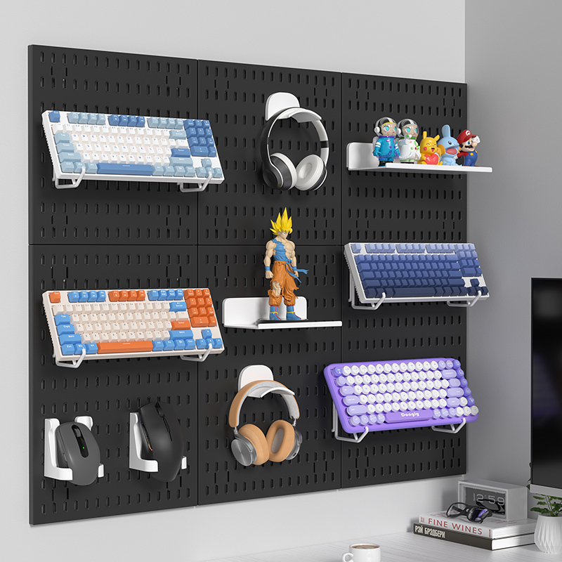 Adhesive Pegboard Shelf for Ga - Gaming Keyboard And Mouse avaliação e preço