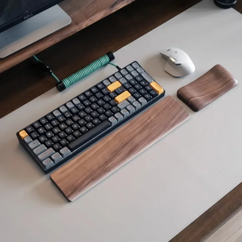 Walnut Wood Palm Rest Mechanic - Wrist Rest Wood avaliação e preço