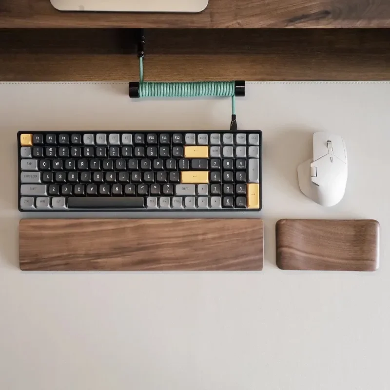 Walnut Wood Palm Rest Mechanic - Wrist Rest Wood avaliação e preço