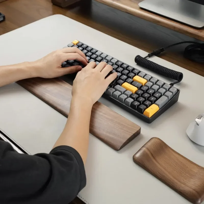 Walnut Wood Palm Rest Mechanic - Wrist Rest Wood avaliação e preço