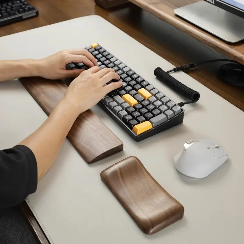 Walnut Wood Palm Rest Mechanic - Wrist Rest Wood avaliação e preço
