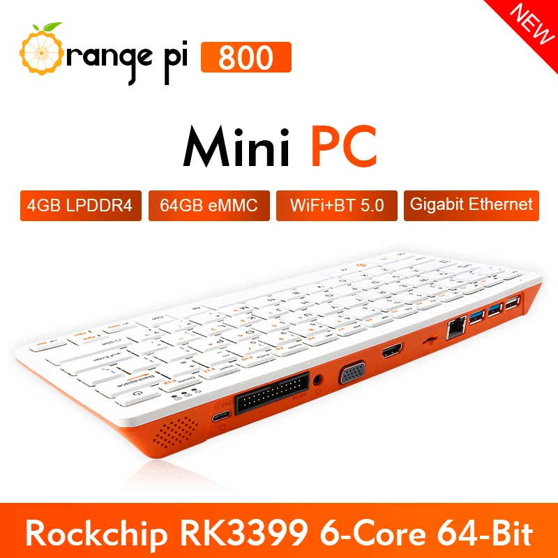 Orange Pi 800+5V4A Type-C Powe - Gaming Keyboard Types avaliação e preço
