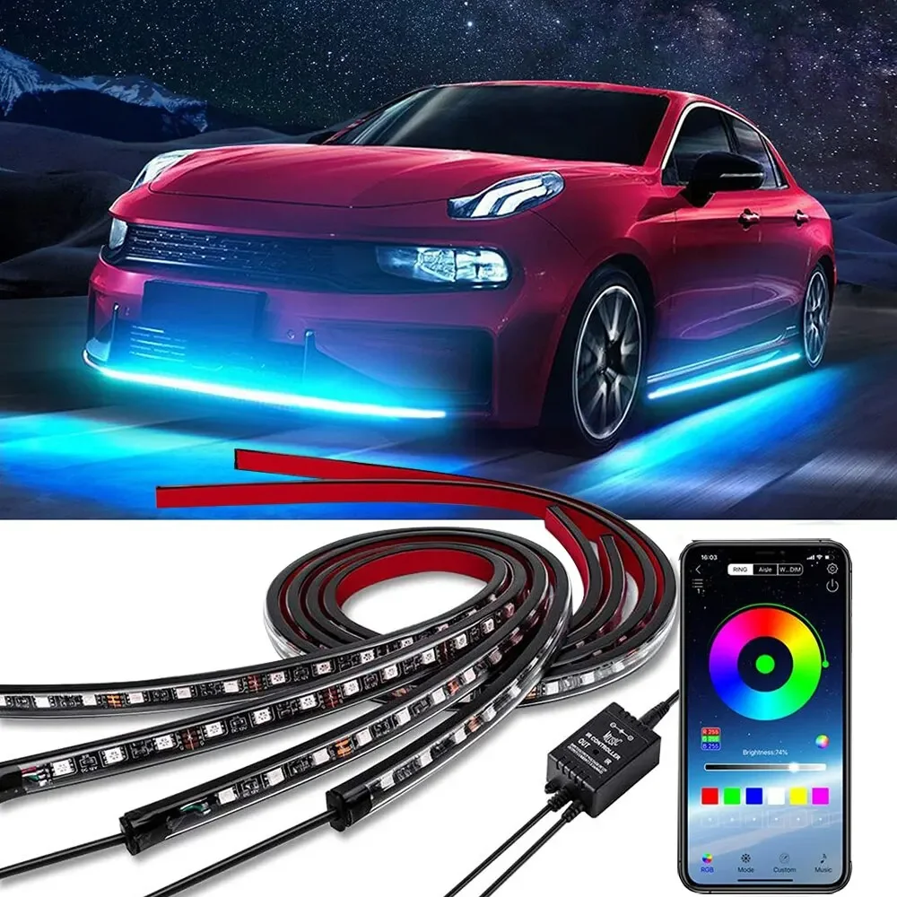 Neon LED RGB Car Underglow Bot - Rgb Underglow Strip avaliação e preço