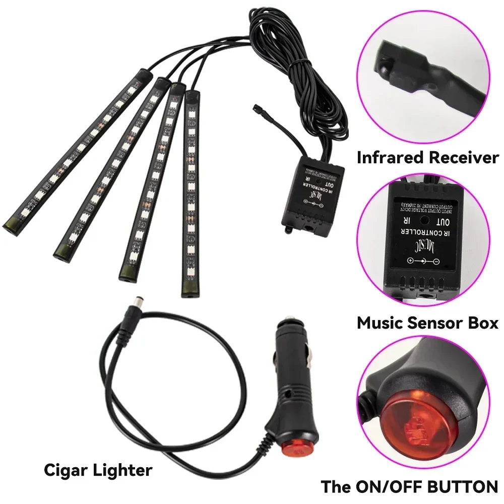 Neon LED RGB Car Underglow Bot - Rgb Underglow Strip avaliação e preço