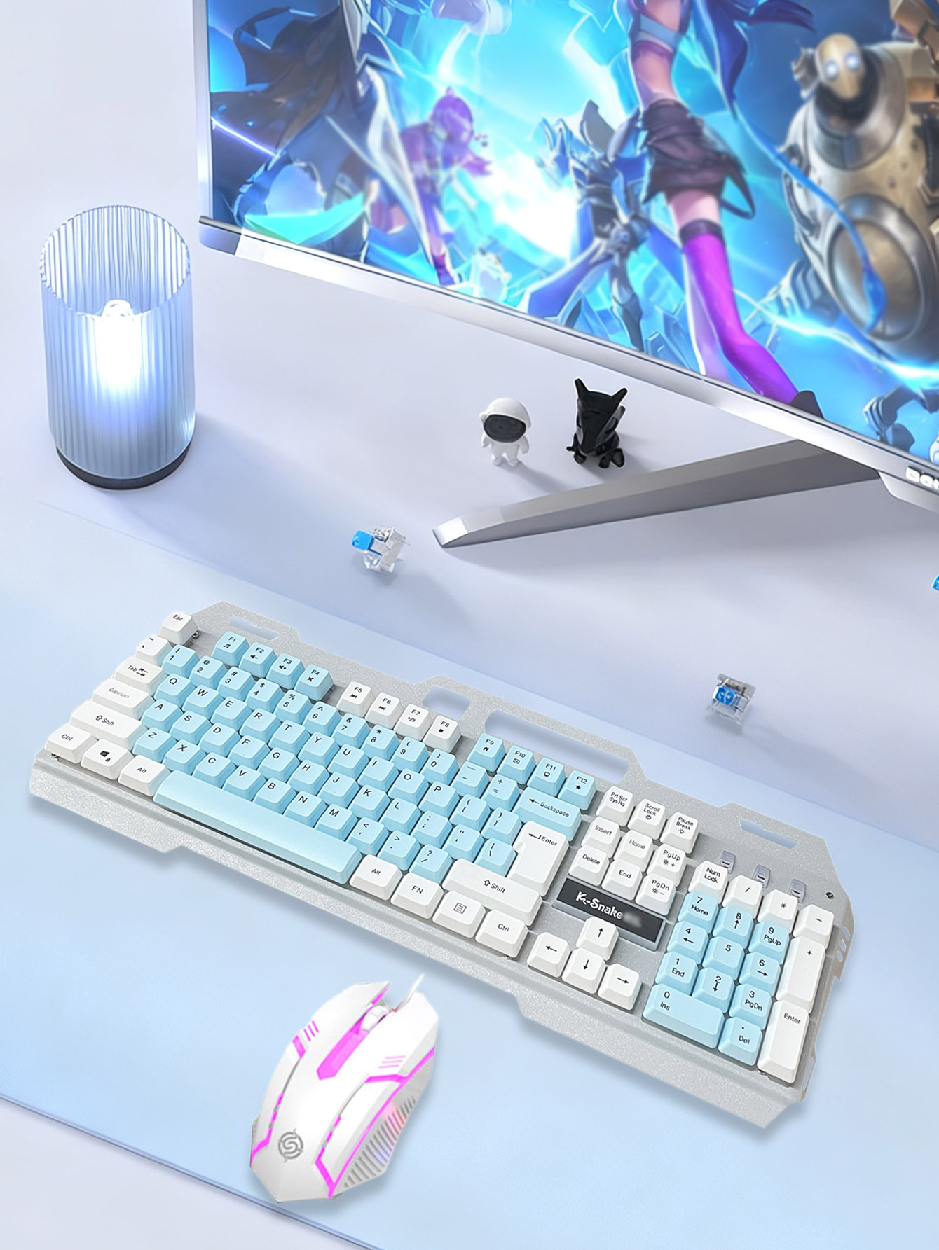 KM-520 wired keyboard and mous - Gaming Keyboard Not Working avaliação e preço