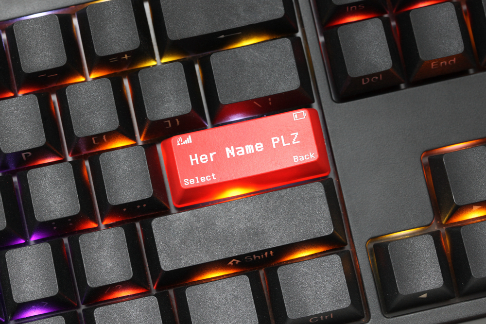 Novelty Shine Through Keycaps  - Gaming Keyboard Name avaliação e preço