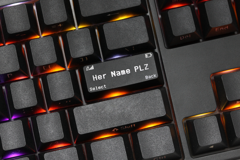 Novelty Shine Through Keycaps  - Gaming Keyboard Name avaliação e preço