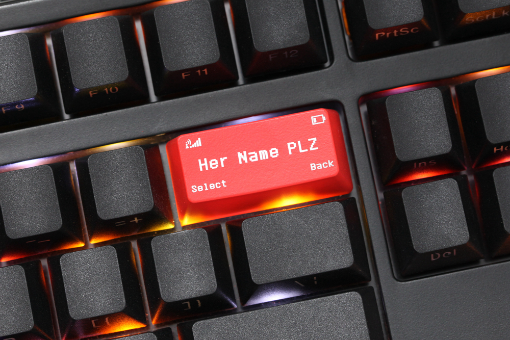Novelty Shine Through Keycaps  - Gaming Keyboard Name avaliação e preço