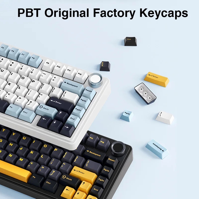 AULA F75 2.4G Wireless/Bluetoo - Gaming Keyboard Blue Switches avaliação e preço
