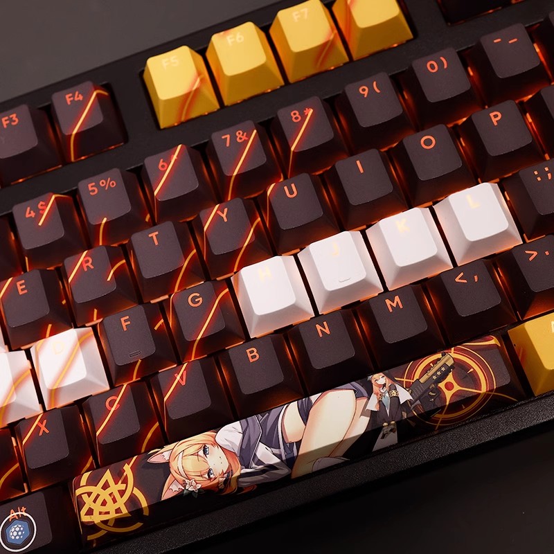 108 Keys/set Blue Archive Loch - Gaming Keyboard Blue avaliação e preço