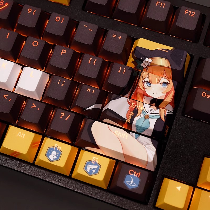 108 Keys/set Blue Archive Loch - Gaming Keyboard Blue avaliação e preço