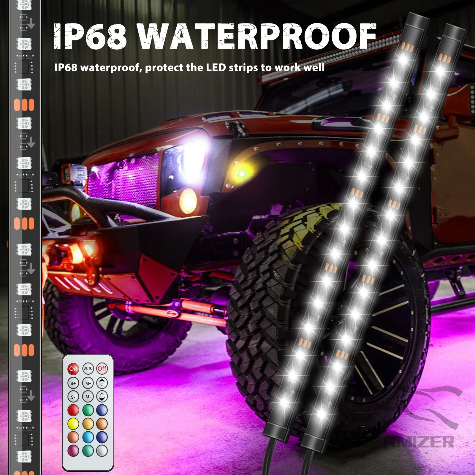 Car Flexible Underglow Strip L - Rgb Underglow Strip avaliação e preço