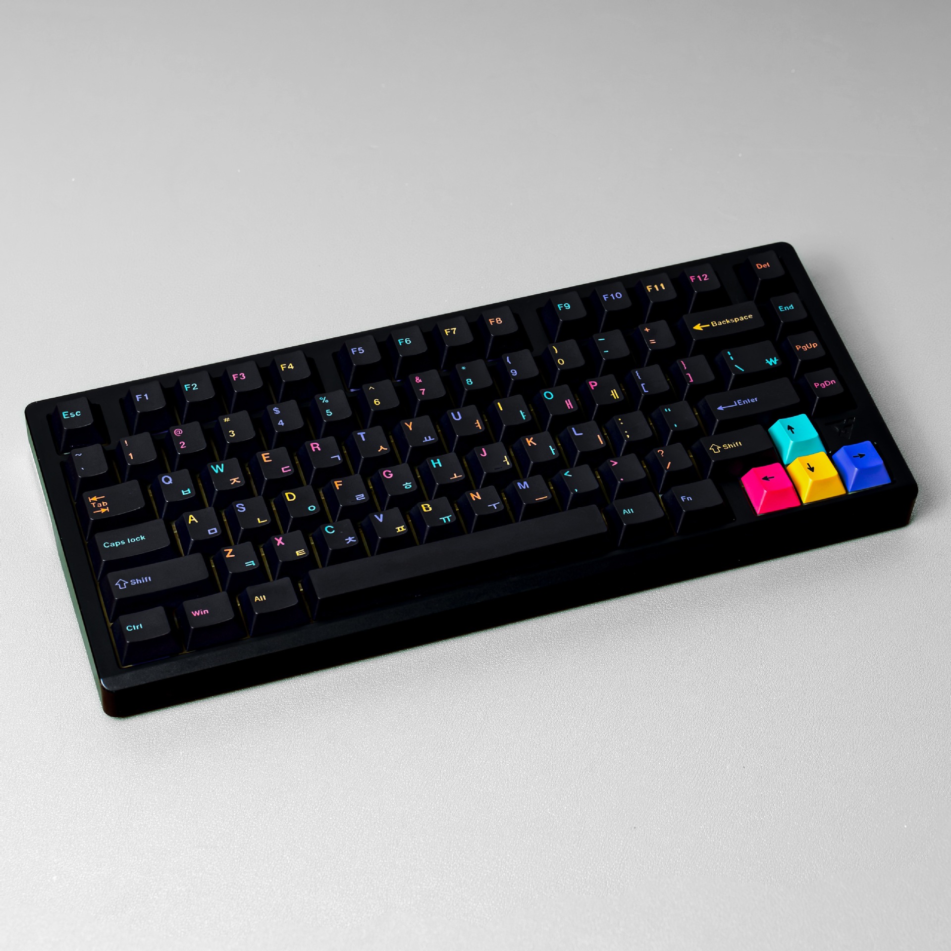 143 Keys Creative Keycaps PBT  - Keyboard Gaming Black avaliação e preço