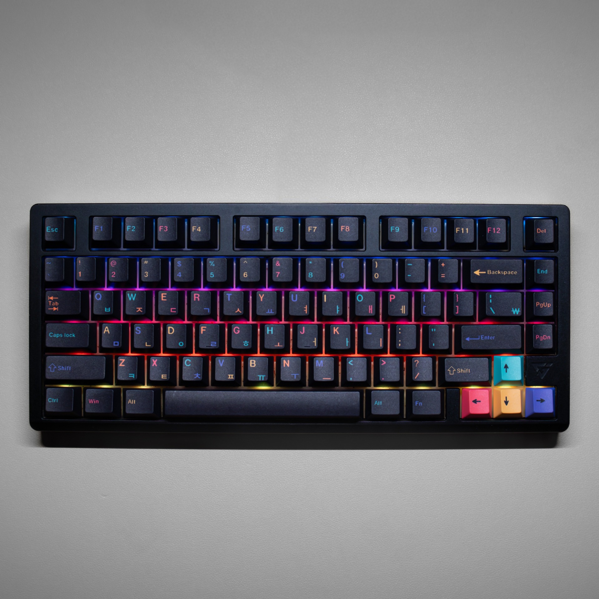 143 Keys Creative Keycaps PBT  - Keyboard Gaming Black avaliação e preço