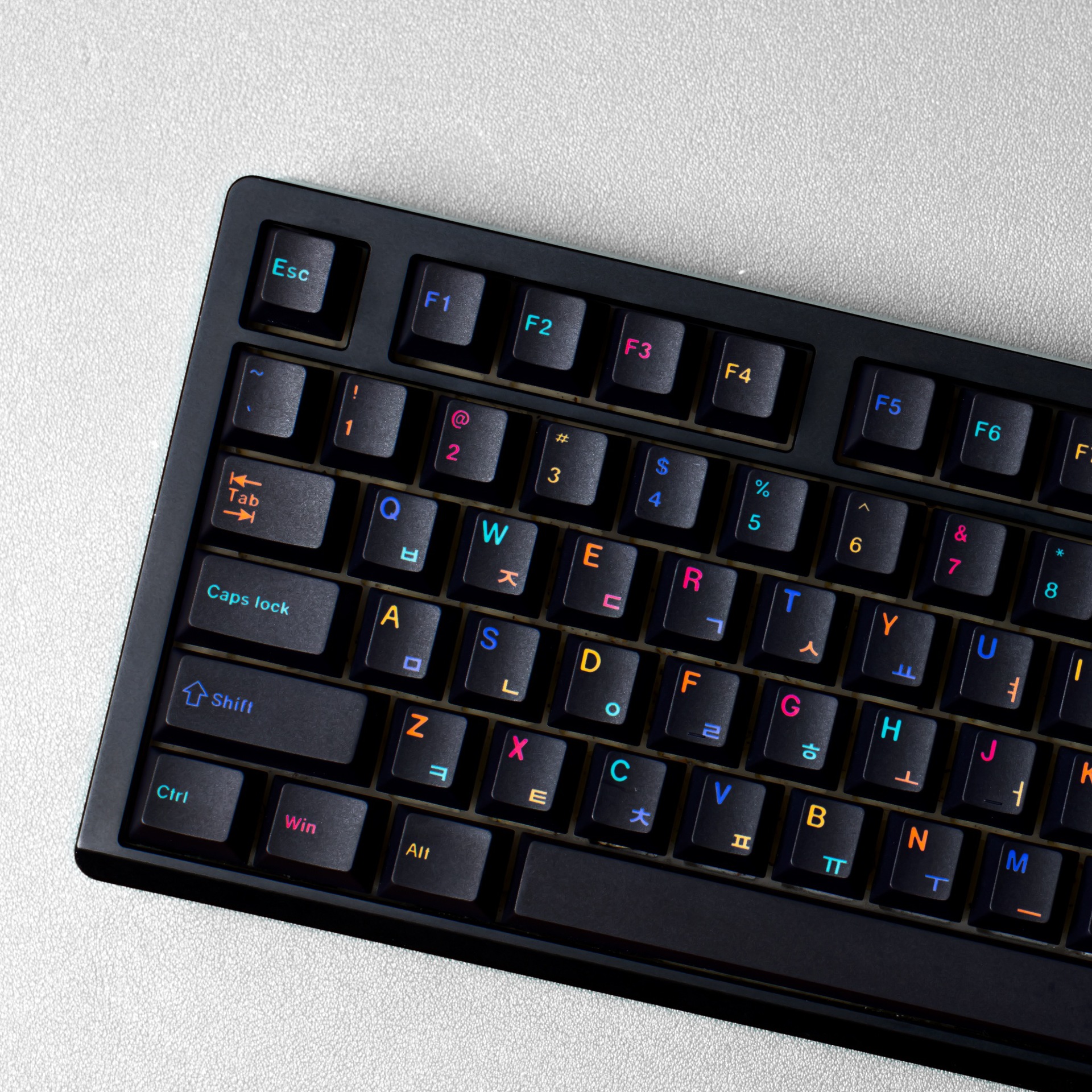 143 Keys Creative Keycaps PBT  - Keyboard Gaming Black avaliação e preço